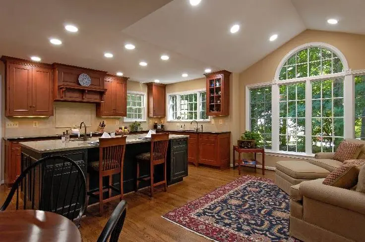 Open-concept kitchen and great room